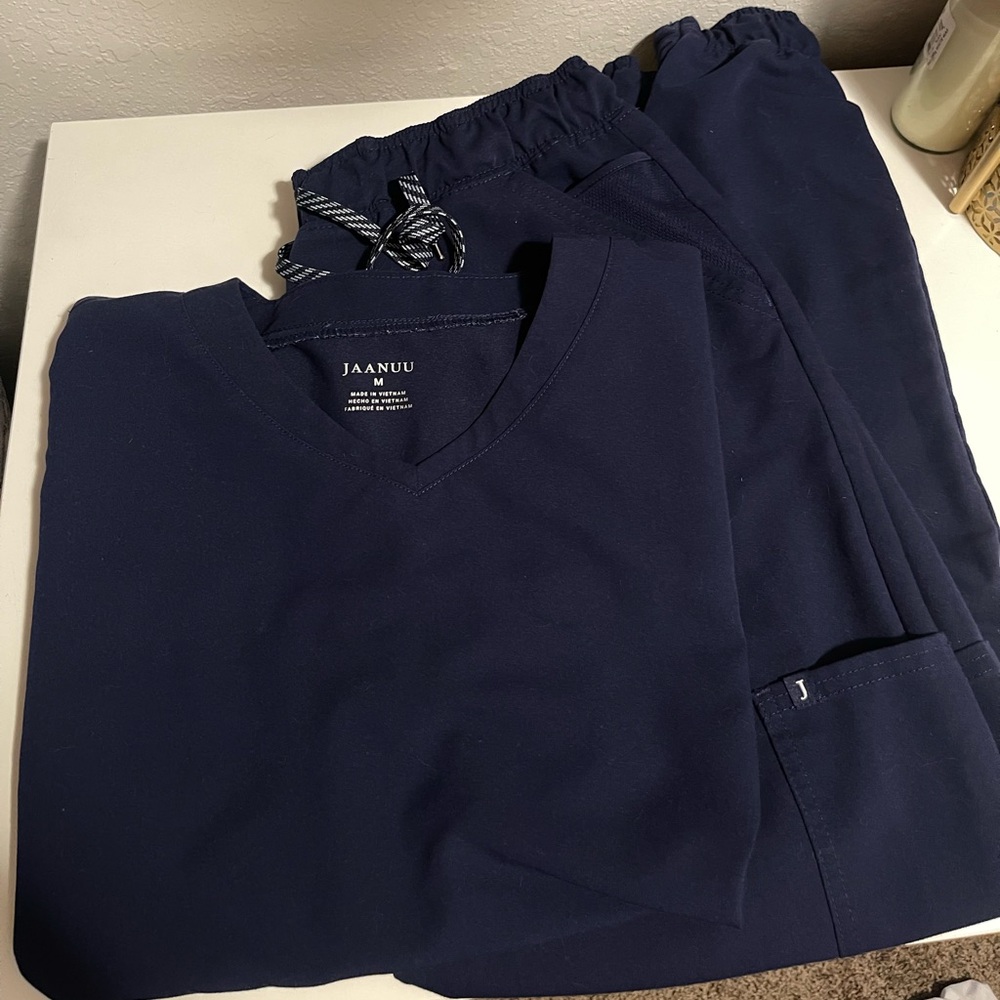Navy blue scrub set